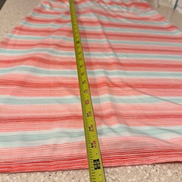 Carve Designs Zuri Dress in Lagos, Striped, Open Back, Built-in Bra, XL, NWT - Picture 12 of 15